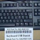 DANISH ENGLISH USB KEYBOARD GREAT FOR PCS OR MACS - NEW Multilingual Keyboard