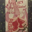 20-Pack Pro Double Sided Manicure Nail File Emery Boards NEW Key chain Big Flirt