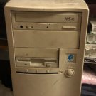 Vintage Retro PC Case Beige Computer Case AT   mid Power White Used full a4