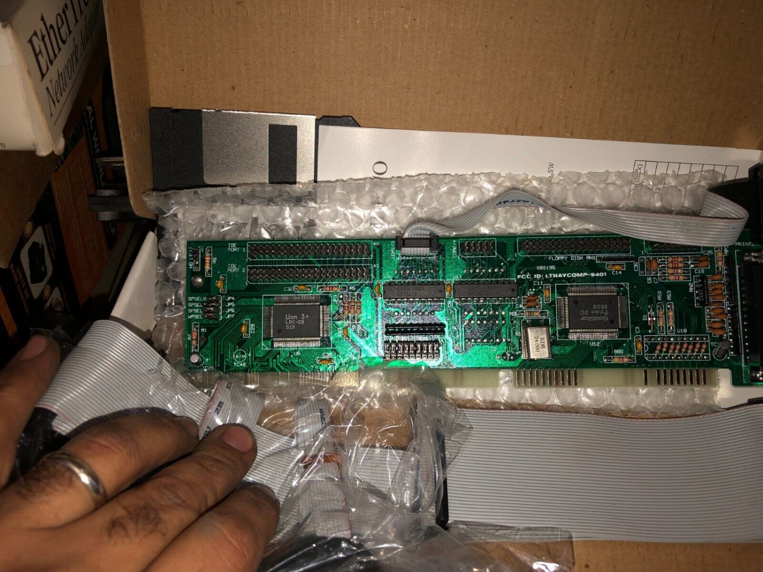 Goldstar Prime 2c Enhanced IDE CONTROLLER I/O Card 16 bits EIDE ISA floppy NEW