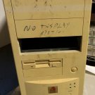 Vintage Retro PC Case Beige Computer Case AT   mid Power White Used full a33