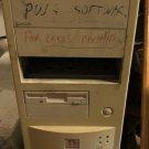 Vintage Retro PC Case Beige Computer Case AT atx  mid Power White Used full a30