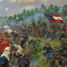 Mark Maritato Historical Art Civil War in Art 8x11" CANVAS art Print