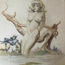 FRANK FRAZETTA Girl Bathing 8x11" CANVAS art Print
