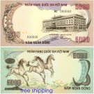 South Vietnam Rare paper money unissued 1972 5000 dong reproduction on Canvas