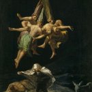 Francisco de Goya, lucientes The Wtches fFight 1797 8x11" CANVAS art Print