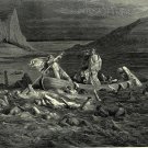 Gustave Dore The inferno canto 8x11" CANVAS art Print