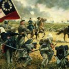 North Texas Drifter- US Civil War Civil War in Art 8x11" CANVAS art Print