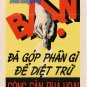 South Vietnam, Vietnam Cong Hoa war propaganda posters print on 8x11 Canvas