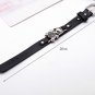 Harley Motorcycle Leather Bracelet Men Adjustable Skeleton Cross Bracelet