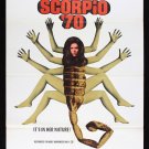Scorpio 70.  VINTAGE ADULT FILM MOVIE POSTER PRINT 8'5x11 photo paper