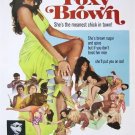 Foxy-brown  VINTAGE ADULT FILM MOVIE POSTER PRINT 8'5x11 photo paper