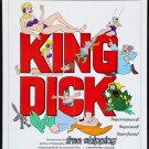 King Dick. A VINTAGE ADULT FILM MOVIE POSTER PRINT 8'5x11 photo paper