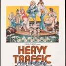 Heavy Traffic.  VINTAGE ADULT FILM MOVIE POSTER PRINT 8'5x11 photo paper