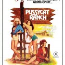 Pussycat Ranch.  A VINTAGE ADULT FILM MOVIE POSTER PRINT 8'5x11 photo paper