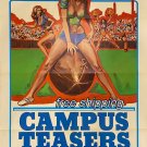 Campus Teasers. A VINTAGE ADULT FILM MOVIE POSTER PRINT 8'5x11 photo paper