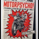 Motorpsycho.   VINTAGE ADULT FILM MOVIE POSTER PRINT 8'5x11 photo paper