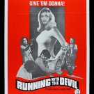Running with Devil. VINTAGE ADULT FILM MOVIE POSTER PRINT 8'5x11 photo paper