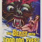 Beast w 1000000 Eyes. A VINTAGE ADULT FILM MOVIE POSTER PRINT 8'5x11 photo paper