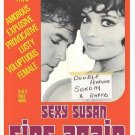 Sexy Susan Sins Again.  VINTAGE ADULT FILM MOVIE POSTER PRINT 8'5x11 photo paper
