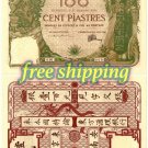 French Indochina 100 Piastres 1911-1920, Haiphong reproduction Matte or Glossy