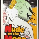 Nude on the Moon. A VINTAGE ADULT FILM MOVIE POSTER PRINT 8'5x11 photo paper
