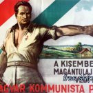 Vintage Hungary Communist posters war propaganda reproduction on Canvas paper