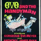 Eye and a Handyman. A VINTAGE ADULT FILM MOVIE POSTER PRINT 8'5x11 photo paper