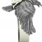 Mythology Three dimensional Gold Flying Eagle Angel Trainer Naked Ring, silver