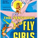 Fly Girls. A VINTAGE ADULT FILM MOVIE POSTER PRINT 8'5x11 photo paper