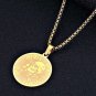 Memento Mori Skull Pendant Necklace Stainless Steel Jewelry Amor Fati Skeletor