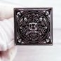Memento Mori Skull badge Remember Your Death goth Art pin jewelry, RARE