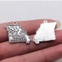 Missouri State charm or bracelet pendant. 925 Silver pendant. Free shipping.