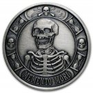 Memento Mori - The Last Laugh - 1oz. Pure nickle, Silver Plate Bullion coin