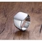 Texas The Longhorn bull Silver stainless steel souvenir size 9, Rare Souvenir