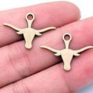 2x Texas Longhorns Charm Dangle Necklace Charms Jewelry Accessory Bracelet
