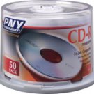 PNY TECHNOLOGIES 50 Silver CDs Write-Once Recordable for Data