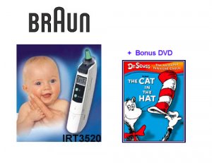 Braun Thermoscan Plus Ear Thermometer + Bonus DVD