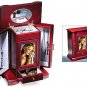 Secret Cherry Wood Jewelry Vault w/Velvet