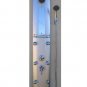 Ikasumoto 59" Aluminum Shower Panel with 6 Jet Massage Showerheads