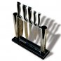 Motokata Stainless Steel 5-Piece Hand-Tooled Knife Set