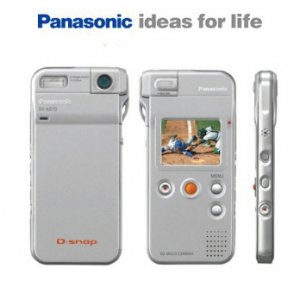 Panasonic SV-AS10S D-Snap Super-Slim Digital Camera with Rotating Lens