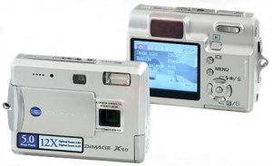 Konica-Minolta Dimage X50 Pocket Size - 5.4 Megapixel, 2.8x Optical/4.3x Digital Zoom Digital Camera
