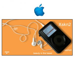 xSkn Ipod Protective Case  (Asphalt)