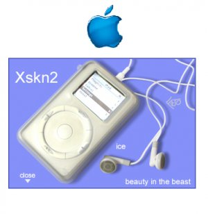 xSkn Ipod Protective Case (Ice)