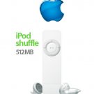 Apple iPod Shuffle 512MB Pocket-Size Digital Music MP3 Player