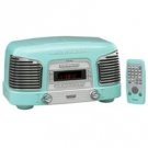 Teac SLD-90T Retro-Styled Digital AM/FM Clock Radio with CD Player and Remote (Turquoise)