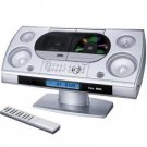 jWIN JX-CD5000 Micro Hi-Fi CD Player System with Stereo Radio, Cassette Player, Recorder & Remote