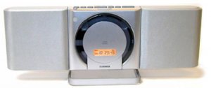 Fisher PH-DTA120 Stylish slim style CD Player with Timer, Clock and Sleep Function
