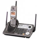 Panasonic KX-TG6500B 2 Line 5.8GHz Cordless Phone System with Digital Answering Machine, expandable